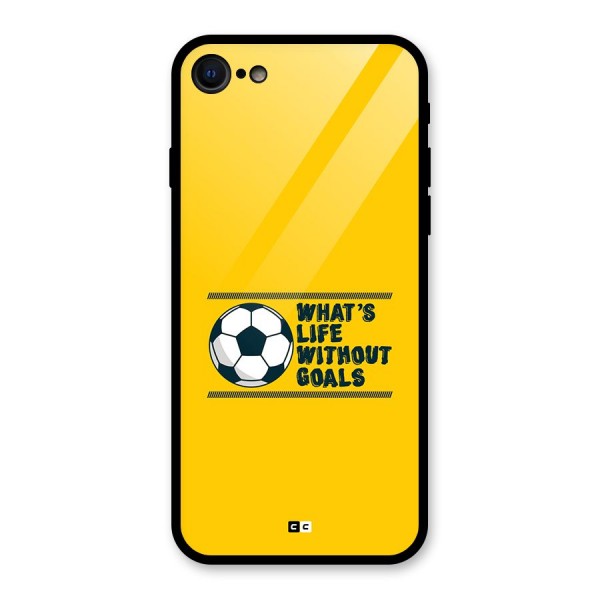 Life Without Goals Glass Back Case for iPhone 8