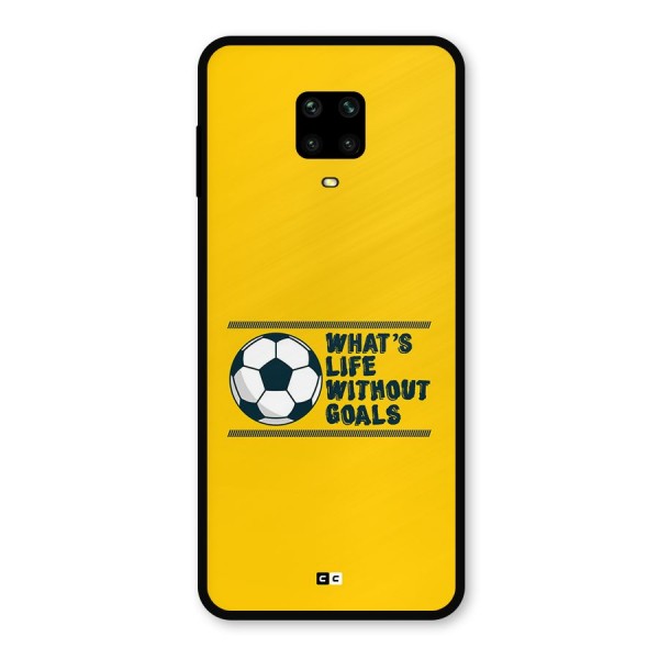 Life Without Goals Metal Back Case for Poco M2