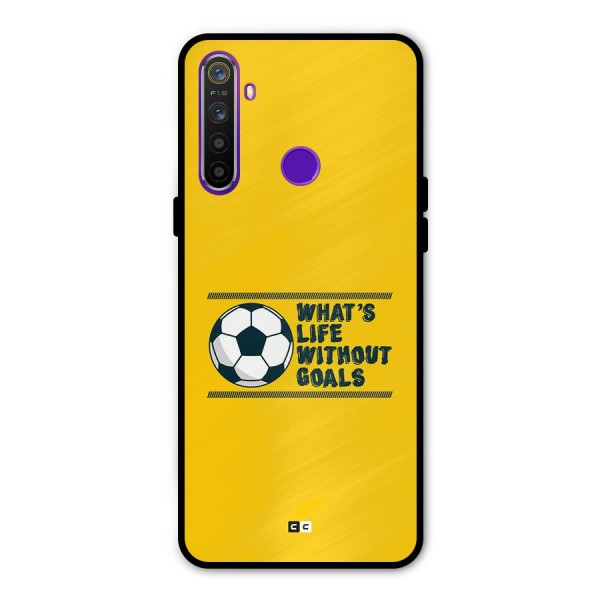 Life Without Goals Metal Back Case for Realme Narzo 10