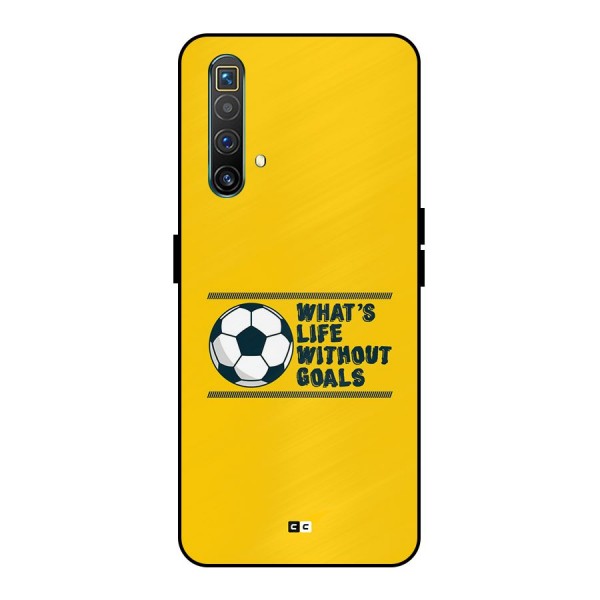 Life Without Goals Metal Back Case for Realme X3