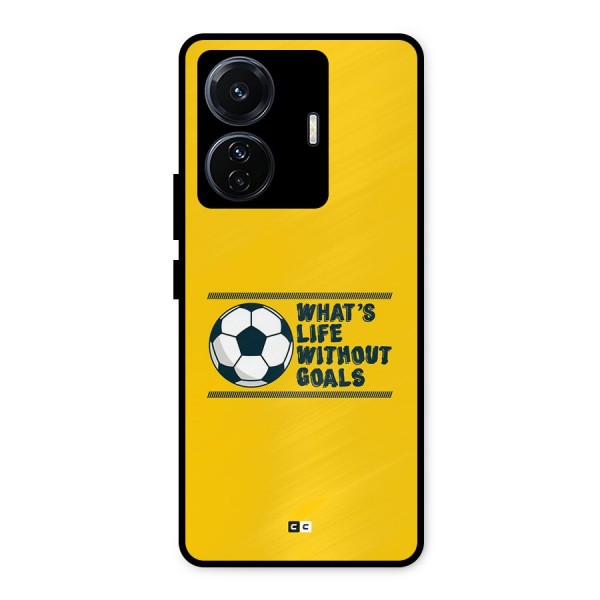 Life Without Goals Metal Back Case for Vivo T1 Pro