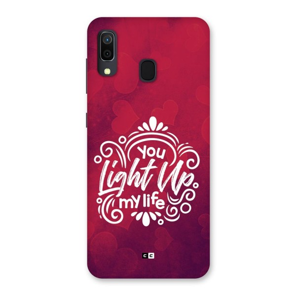 Light Up My Life Back Case for Galaxy A30