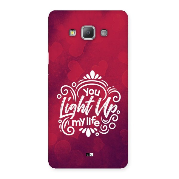 Light Up My Life Back Case for Galaxy A7