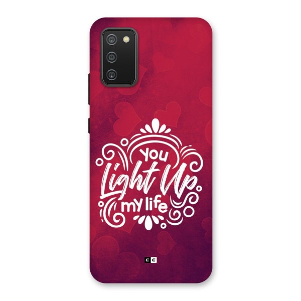 Light Up My Life Back Case for Galaxy F02s