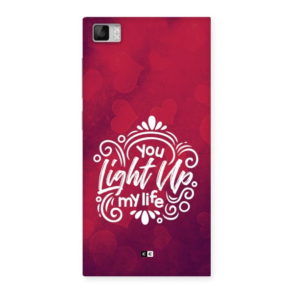 Light Up My Life Back Case for Mi3