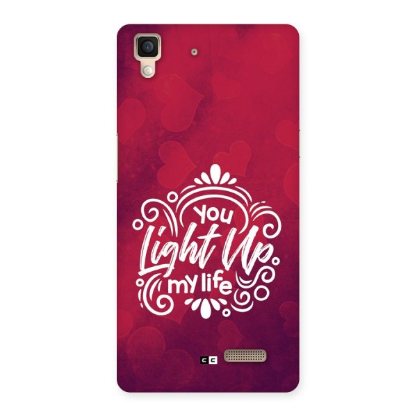 Light Up My Life Back Case for Oppo R7