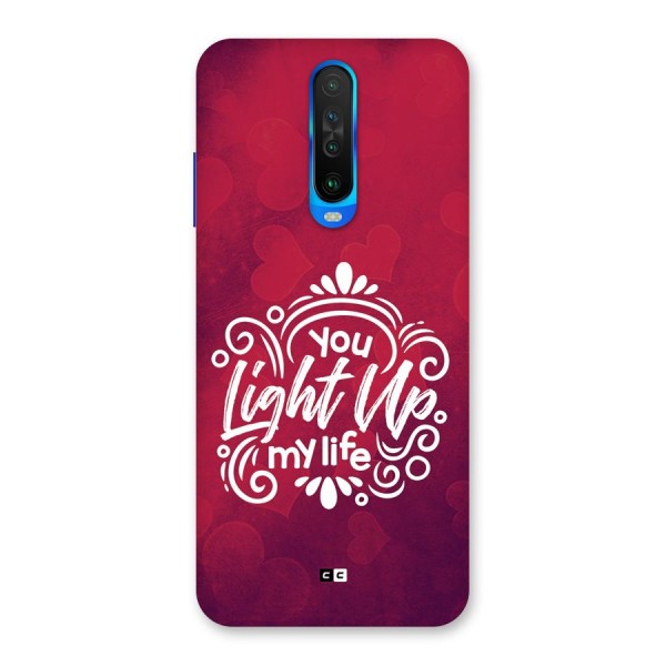 Light Up My Life Back Case for Poco X2