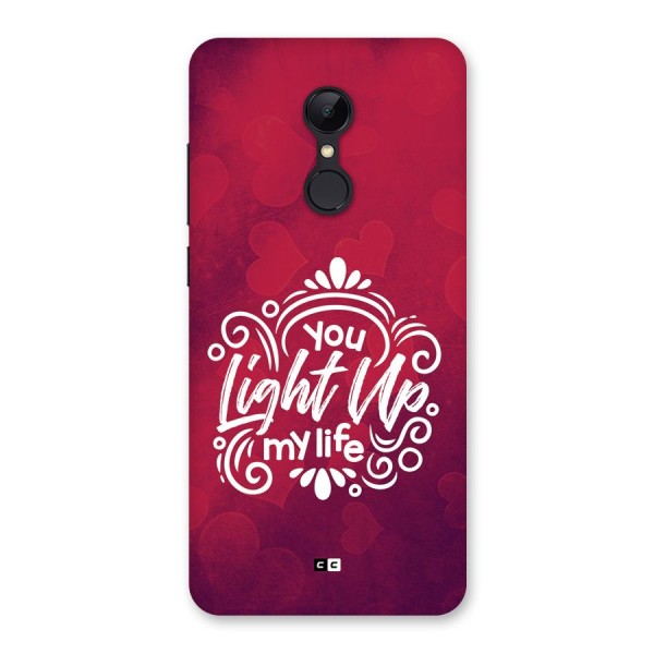 Light Up My Life Back Case for Redmi 5