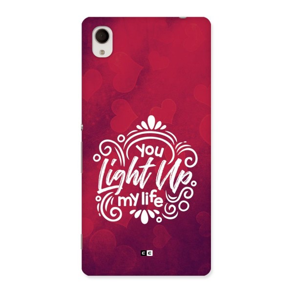 Light Up My Life Back Case for Xperia M4 Aqua