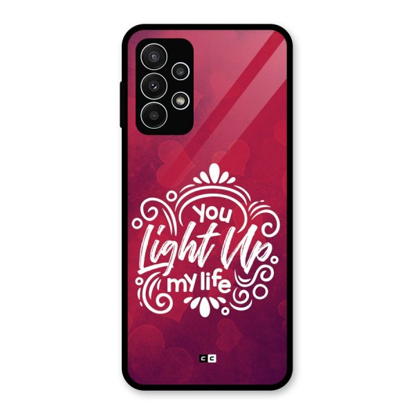 Light Up My Life Glass Back Case for Galaxy A23