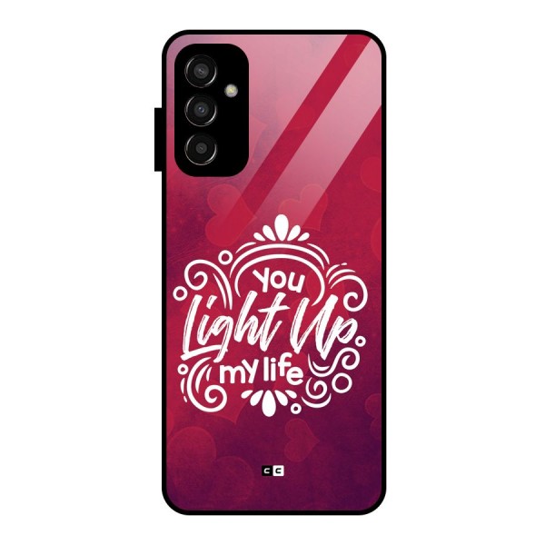 Light Up My Life Glass Back Case for Galaxy F13