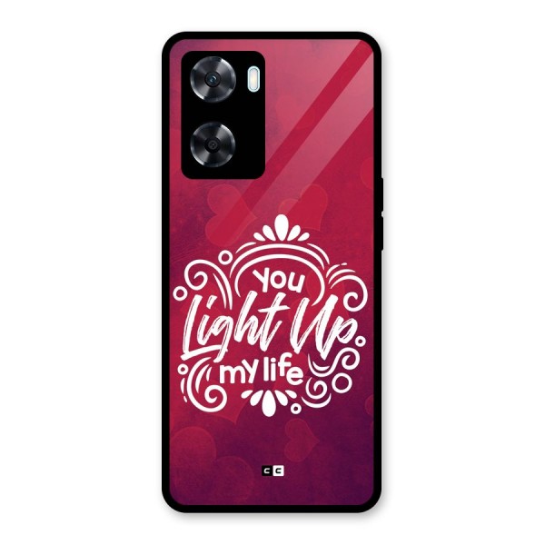 Light Up My Life Glass Back Case for Oppo A77s