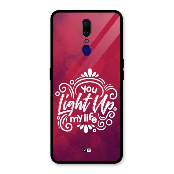 Light Up My Life Glass Back Case for Oppo F11