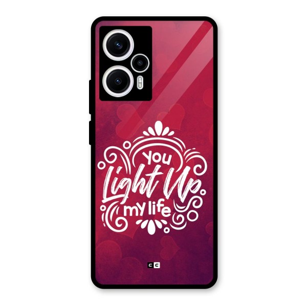 Light Up My Life Glass Back Case for Poco F5