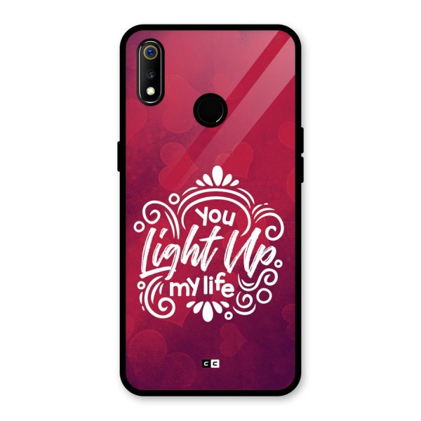 Light Up My Life Glass Back Case for Realme 3