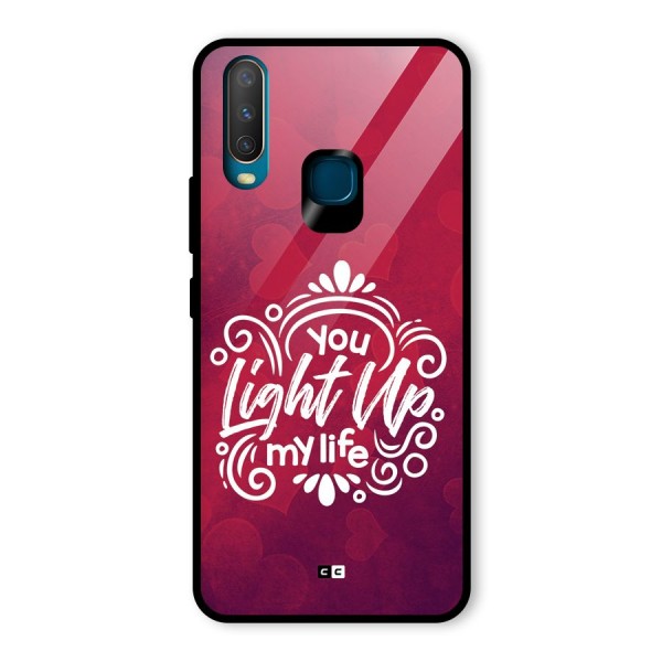 Light Up My Life Glass Back Case for Vivo Y12