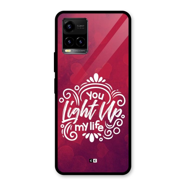 Light Up My Life Glass Back Case for Vivo Y21A