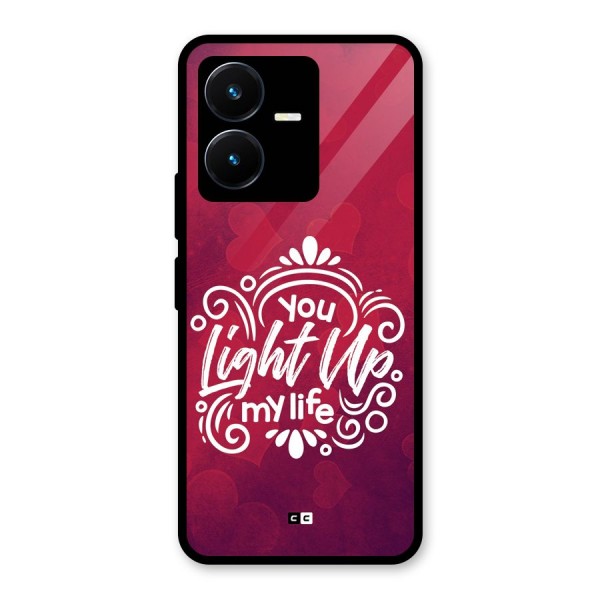 Light Up My Life Glass Back Case for Vivo Y22