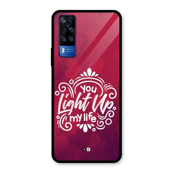 Light Up My Life Glass Back Case for Vivo Y51