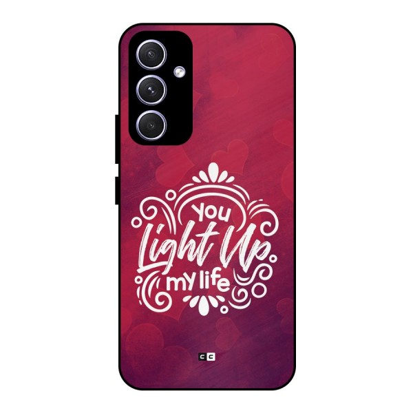 Light Up My Life Metal Back Case for Galaxy A54