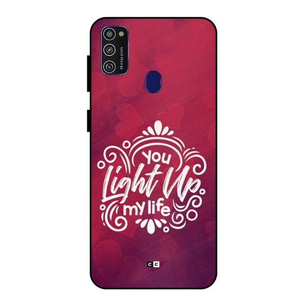 Light Up My Life Metal Back Case for Galaxy M30s