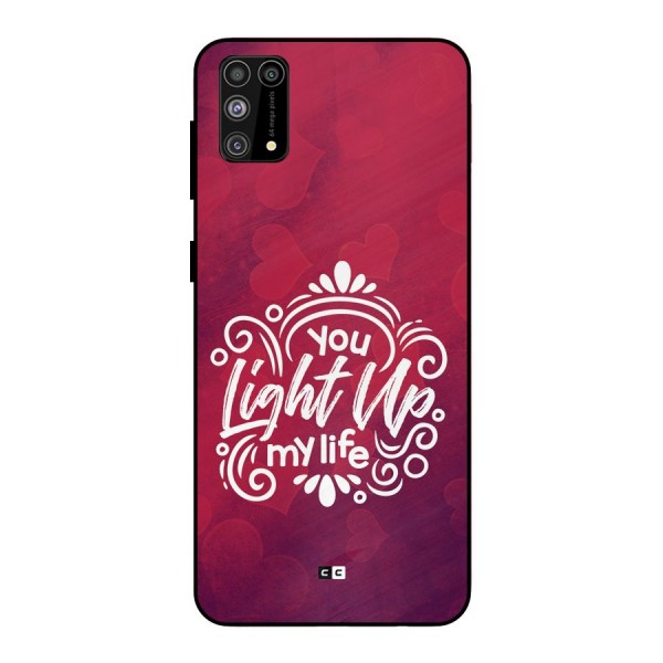 Light Up My Life Metal Back Case for Galaxy M31