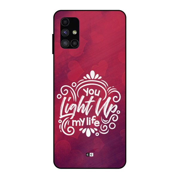 Light Up My Life Metal Back Case for Galaxy M51