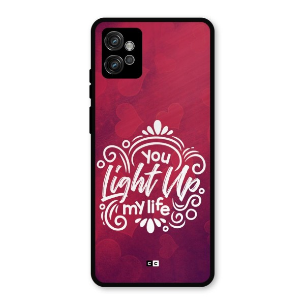 Light Up My Life Metal Back Case for Moto G32