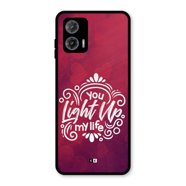 Light Up My Life Metal Back Case for Moto G73