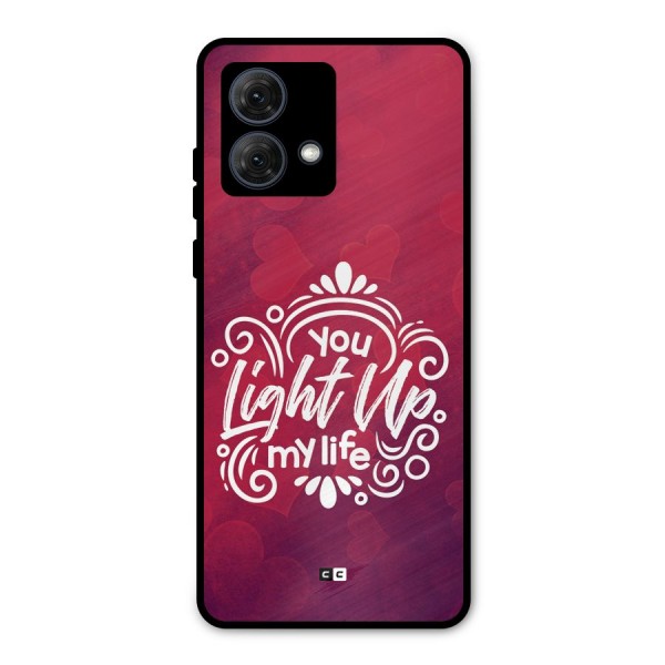 Light Up My Life Metal Back Case for Moto G84