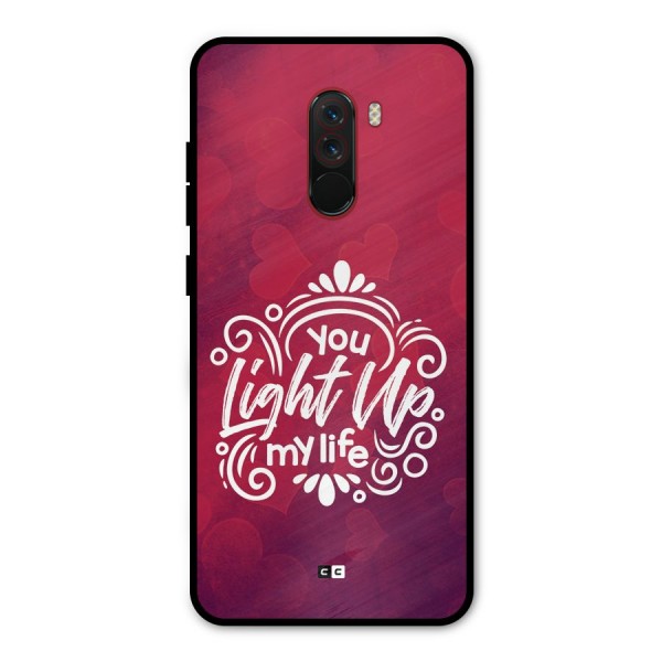 Light Up My Life Metal Back Case for Poco F1