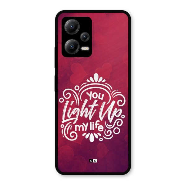 Light Up My Life Metal Back Case for Poco X5