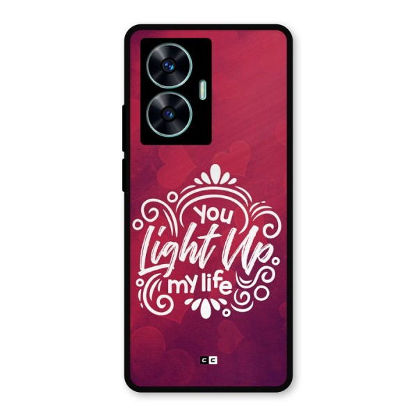 Light Up My Life Metal Back Case for Realme C55