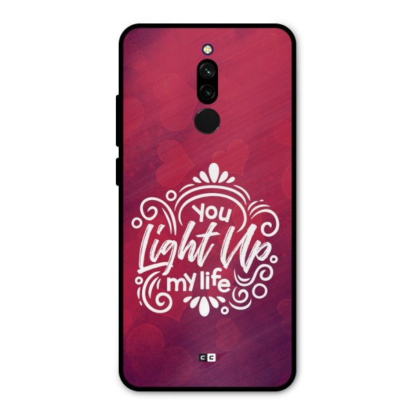 Light Up My Life Metal Back Case for Redmi 8