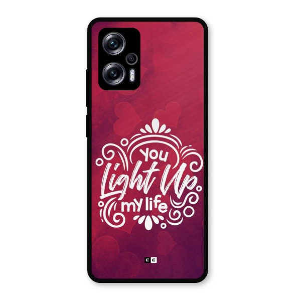 Light Up My Life Metal Back Case for Redmi K50i