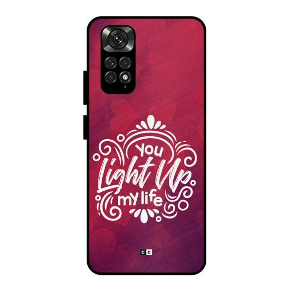Light Up My Life Metal Back Case for Redmi Note 11 Pro