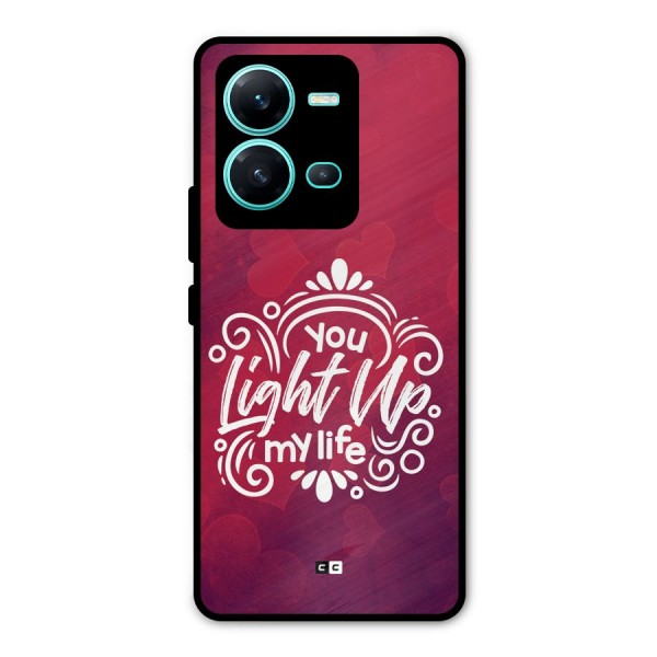 Light Up My Life Metal Back Case for Vivo V25