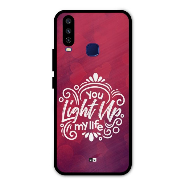 Light Up My Life Metal Back Case for Vivo Y12