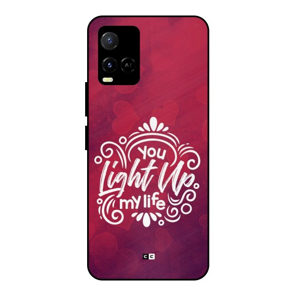 Light Up My Life Metal Back Case for Vivo Y21