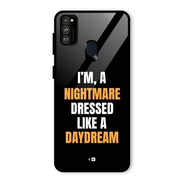 Like A Daydream Glass Back Case for Galaxy M21