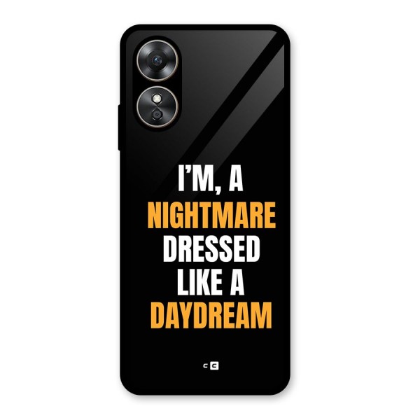 Like A Daydream Glass Back Case for Oppo A17