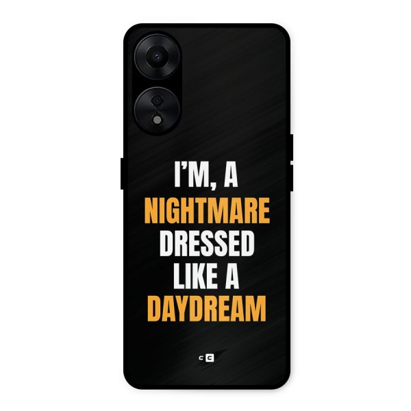 Like A Daydream Metal Back Case for Oppo A78 5G