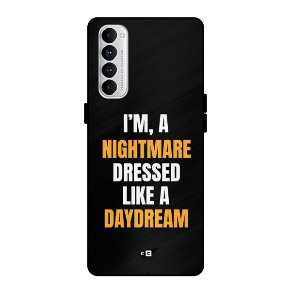 Like A Daydream Metal Back Case for Oppo Reno4 Pro