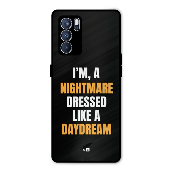 Like A Daydream Metal Back Case for Oppo Reno6 Pro 5G