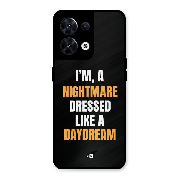 Like A Daydream Metal Back Case for Oppo Reno8 5G