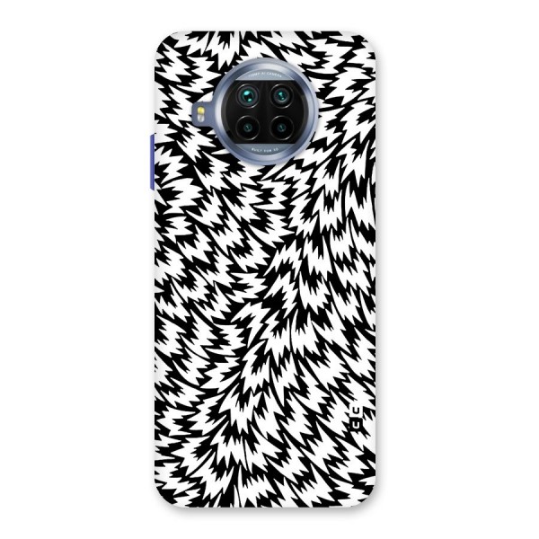 Lion Abstract Art Pattern Glass Back Case for Mi 10i