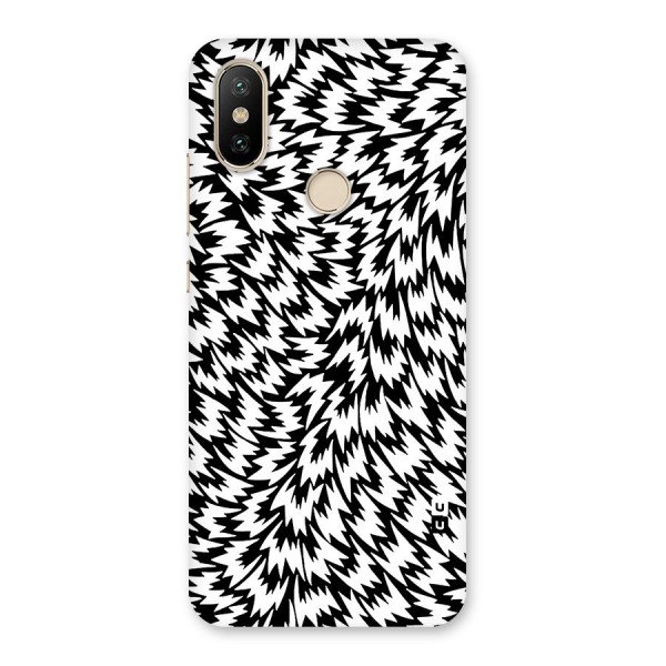 Lion Abstract Art Pattern Back Case for Mi A2