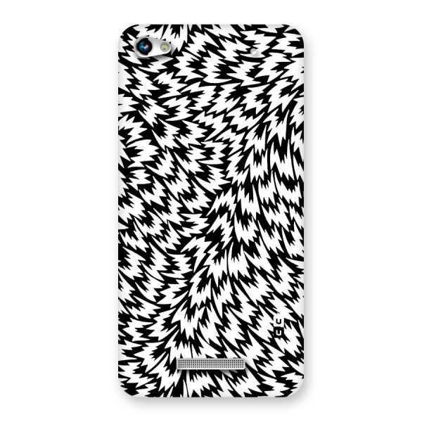 Lion Abstract Art Pattern Back Case for Micromax Hue 2