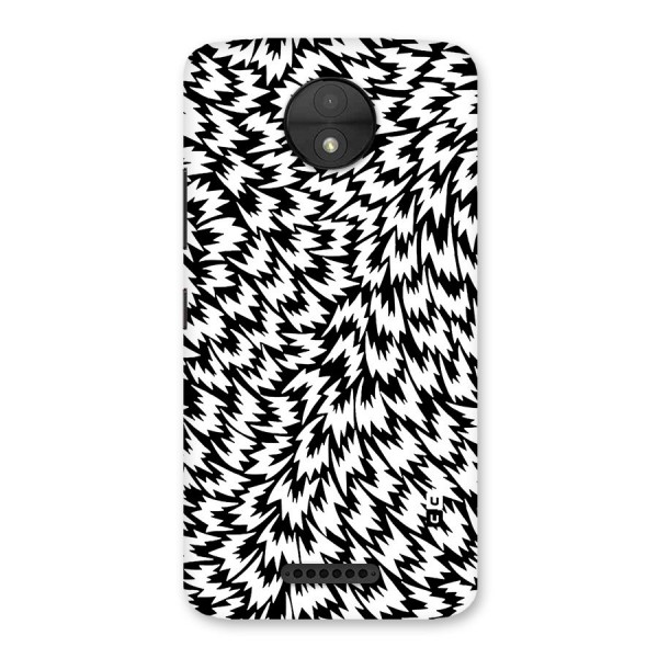Lion Abstract Art Pattern Back Case for Moto C