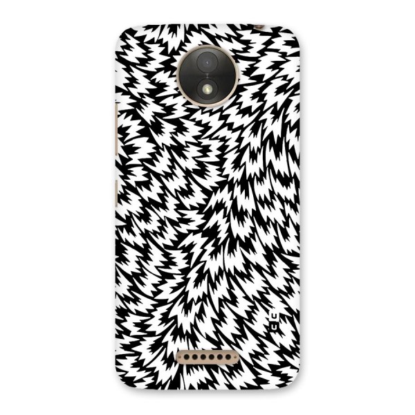 Lion Abstract Art Pattern Back Case for Moto C Plus